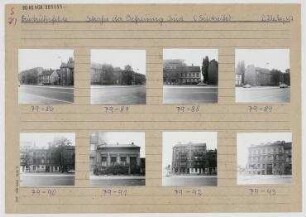 Straßenansichten. Berlin, Lichtenberg, Friedrichsfelde, südlich der Straße der Befreiung (seit 1992 Alt-Friedrichsfelde)/Einbecker Straße