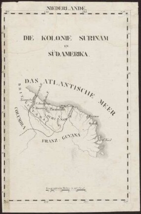Die Kolonie Surinam In Südamerika