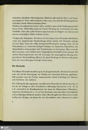 Die Retusche