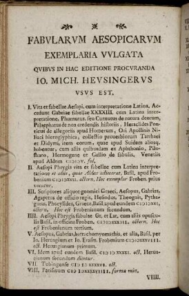 Fabularum Aesopicarum ...