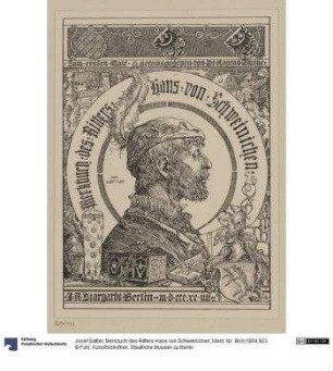 Merkbuch des Ritters Hans von Schweinichen