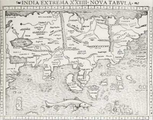 India extrema XXIIII. nova tabula