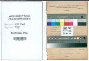 Entnazifizierung Paul Stettnisch , geb. 04.11.1905 (Polizeibeamter)