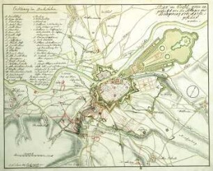 WHK 26 Deutscher Siebenjähriger Krieg 1756-1763: Plan der Angriffe auf Kassel, 1761 bis 1762
