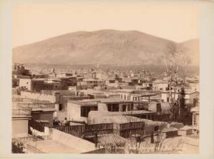 Damaskus: Blick Richtung Anti-Liban Gebirge