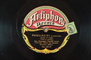 Pagliacci : Arioso di Canio "Vesti la giubba" / (Leoncavallo)