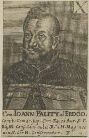 Bildnis von Ioannes Palffy ab Erdöd