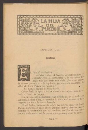 Capítulo CVIII - Gratitud
