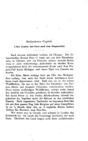 Ueber London und Paris nach dem Niagara-Fall