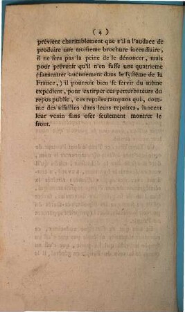 Le Peuple Brabançon A La Deuxieme Adresse D'Un Soi-Disant Citoyen