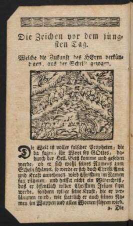 Die Zeichen vor dem jüngsten Tag.