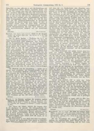 101 [Rezension] Easton, Burton Scott, Christ in the Gospels