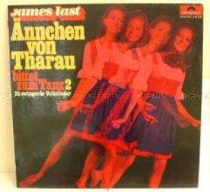 Schallplatte mit Volksliedern als Tanzmusik, Plattenhülle