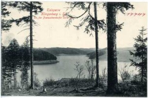 Klingenberg in Sachsen. Talsperre - Pretzschendorfer Seite