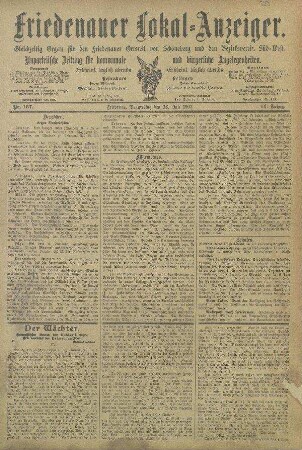 Nr. 167, 18.07.1907