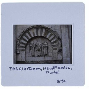 Foggia, Kathedrale : Nordflanke, Portal