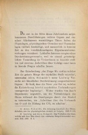 Ueber die vitalen Eigenschaften isolirter Organe : Inaugural-Dissertation