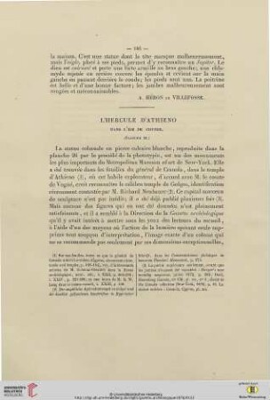 L’Hercule d’Athieno dans l'île de Chypre