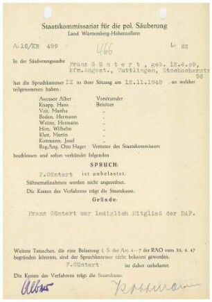 Güntert, Franz