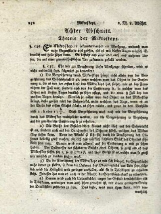 VIII. Abschnitt. Theorie der Mikroskope
