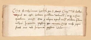 Konrad Celtis (1459 - 1508) Autographen: Brief von Konrad Celtis an Hartmann Schedel - BSB Autogr.Cim. Celtis, Conrad