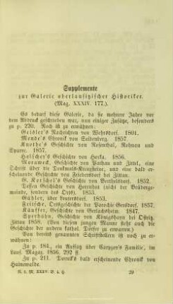 Supplemente zur Galerie oberlausitzischer Historiker. (Mag. XXXIV. 177.)