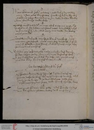 Gräfin Maria Cleopha von Sulz, Lied in sechs Strophen