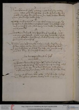 Gräfin Maria Cleopha von Sulz, Lied in sechs Strophen