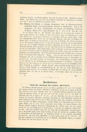 Verschiedenes : Urteil Fr. Paulsens über Häckels "Welträtsel" ; Freising, 16. Juli 1900