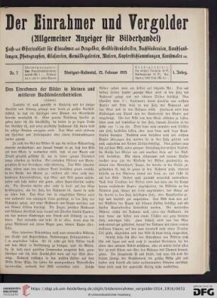 Nr.7 (15. Februar 1915)
