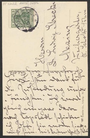 Brief an Ludwig Strecker  und B. Schott's Söhne : 10.10.1913