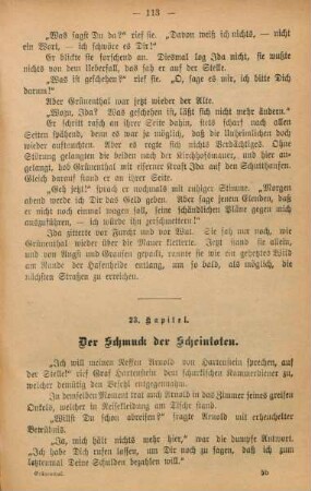23. Kapitel. Der Schmuck der Scheintoten.