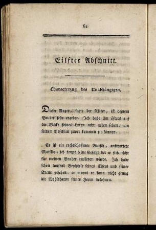 Eilfter Abschnitt.