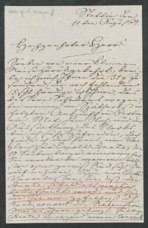 Brief an Musikverlag Ed. Bote und G. Bock : 11.08.1869