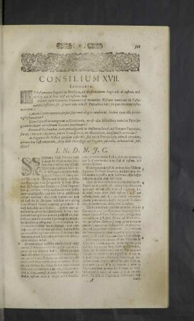 Consilium XVII. - XVIII.