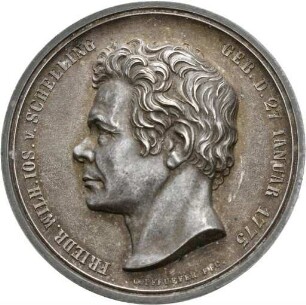 Medaille auf Friedrich Wilhelm Joseph von Schelling