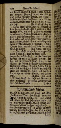 Weyhnachts-Lieder
