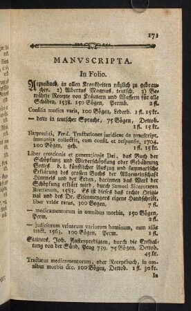 171-173, Manuscripta