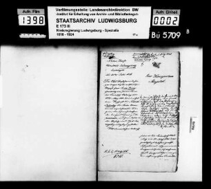 Kommunsachen: Feuerlöschgeräte, Oberamt Ludwigsburg