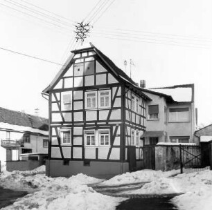 Fachwerkwohnhaus; Nidda, Mittelstraße 25