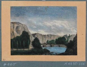 Der Plauensche Grund mit der Hegereiterbrücke, aus Schiffners Beschreibung von Sachsen um 1840