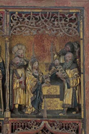 Szenen aus der Heilsgeschichte — Die Darbringung des Christuskindes im Tempel