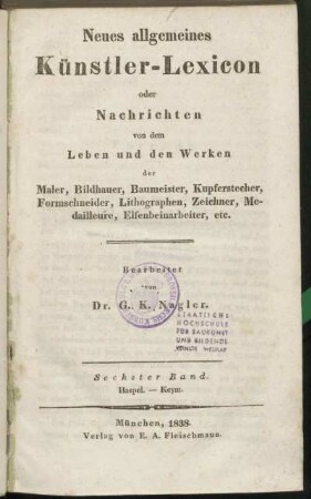Bd. 6: Haspel - Keym