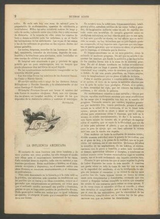 La influencia americana