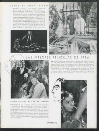 Las mejores películas de 1936 : Sueño de amor eterno - Sueño de una noche de verano