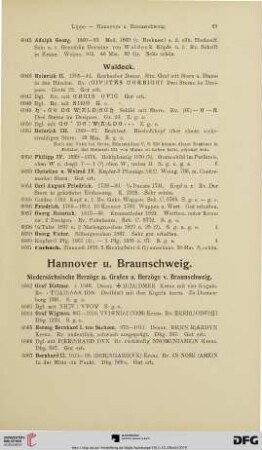 Hannover u. Braunschweig (Nr. 6062-6708)
