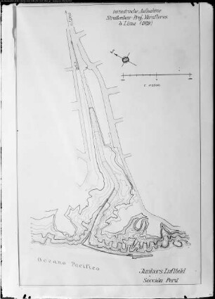 Peru, terrestrische Vermessung Projekt Miraflores 1929
