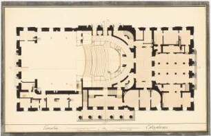 Nationaltheater, Berlin: Grundriss Erdgeschoss