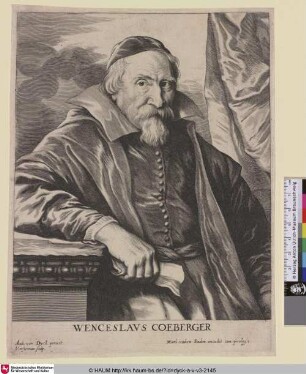 Wenceslaus Coeberger [Porträt des Wenceslas Cobergher; Wenceslaus Coebergher; Portret van Wenzel Coebergher]