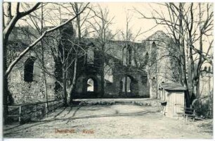 Tharandt. Ruine